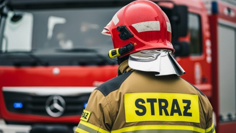 Strażacy z Oblęgorka: Bezpieczna lekcja dla mieszkańców Centrum Opiekuńczo-Mieszkalnego