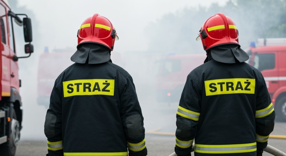 Bohaterska reakcja sąsiada ratuje życie w pożarze