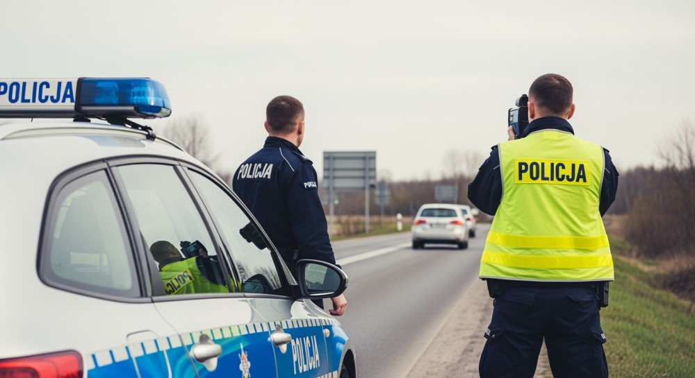 Kierowca Mercedesa pędził 140 km/h w terenie zabudowanym