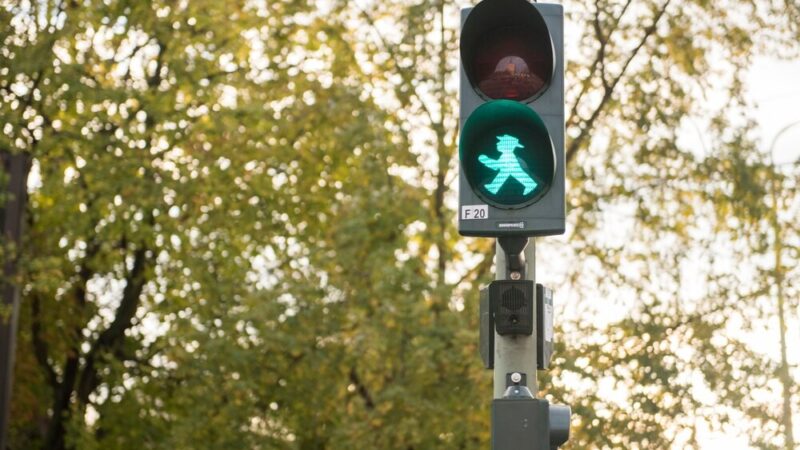 Odblaskowa choinka promuje bezpieczeństwo na drogach