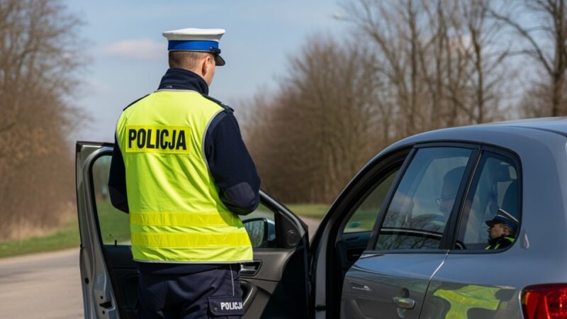 Pijany kierowca z poszukiwanym pasażerem zatrzymany przez policję