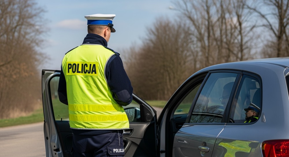 Pijany kierowca z poszukiwanym pasażerem zatrzymany przez policję