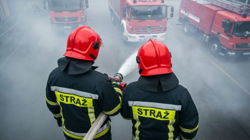 Policjanci uratowali dom przed pożarem