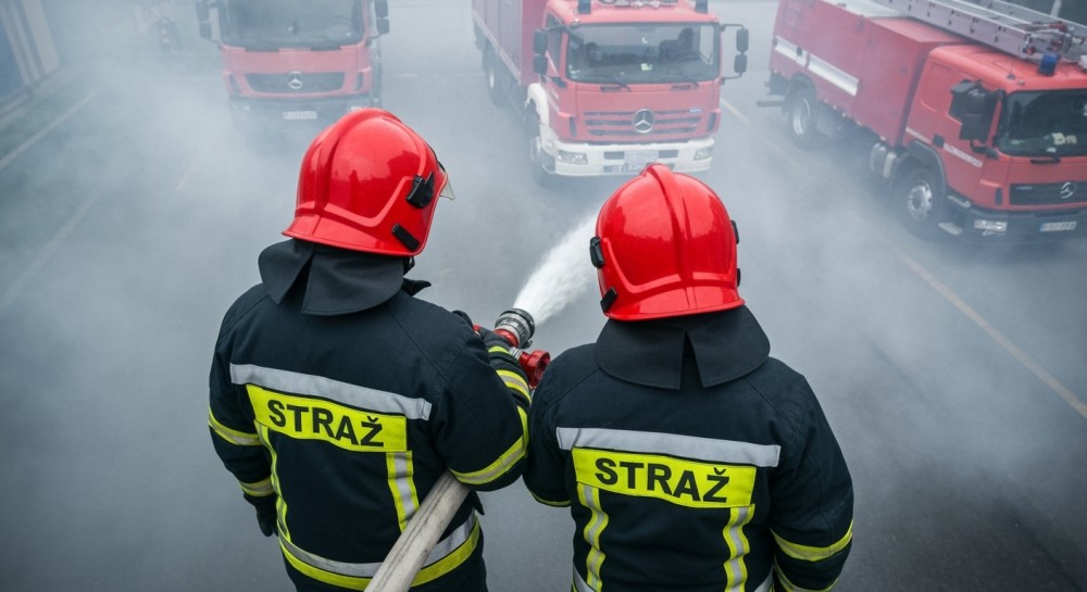 Policjanci uratowali dom przed pożarem