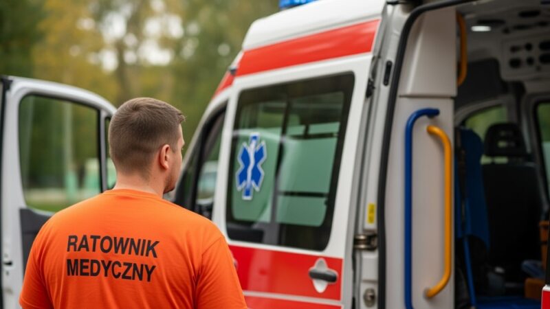 Kielce: Szybka interwencja Straży Miejskiej ratuje kobietę po upadku na chodniku