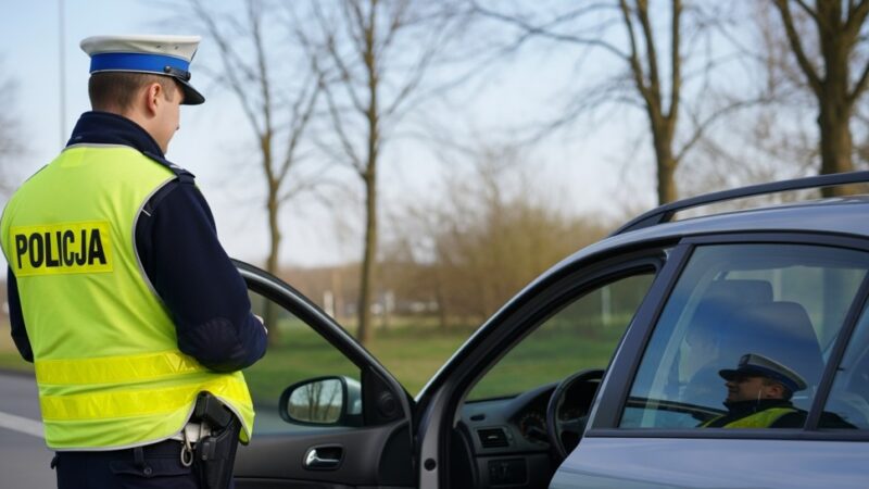 Nowy plan bezpieczeństwa drogowego w Ciosowej od policji w Strawczynie