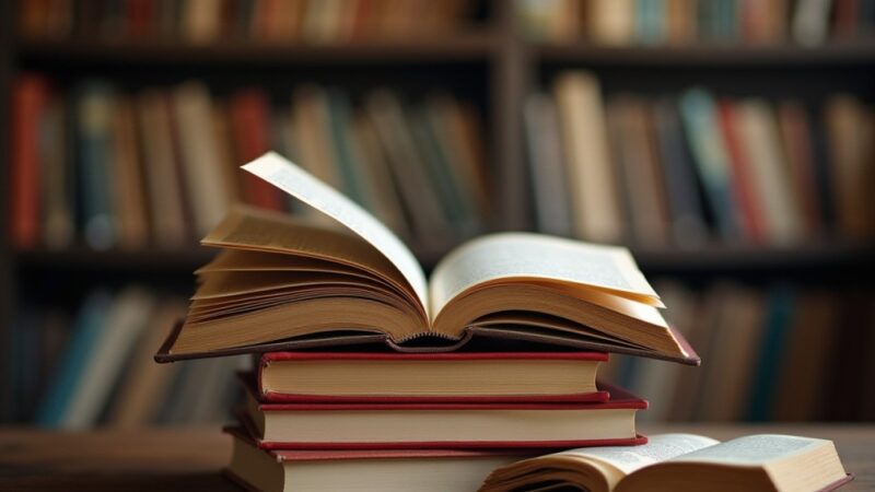 Ukraińska półka z książkami w kieleckiej bibliotece przy ul. Okrzei