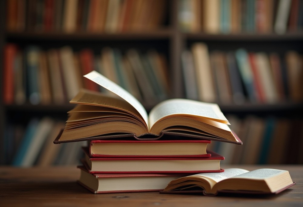 Ukraińska półka z książkami w kieleckiej bibliotece przy ul. Okrzei