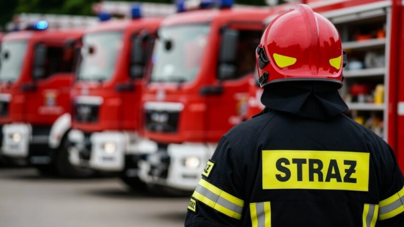 Nowe bojowe mundury dla strażaków z Bilczy poprawią bezpieczeństwo w akcjach ratunkowych