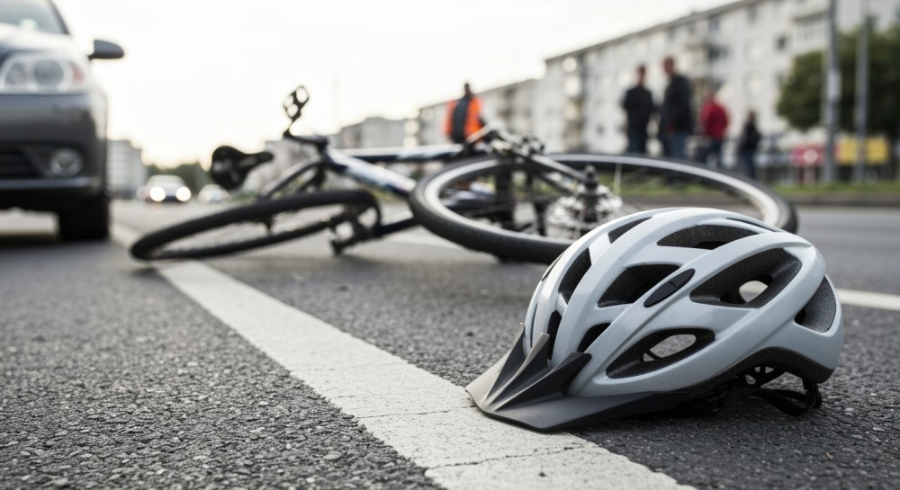 Pijany kierowca potrącił rowerzystę i trafił do aresztu