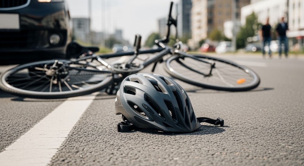 Kieleccy policjanci sprawdzają umiejętności młodych rowerzystów na egzaminach kart rowerowych