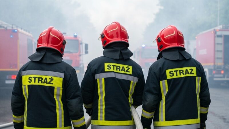 20-latek aresztowany po pożarze budynku i siana w Pijanowie