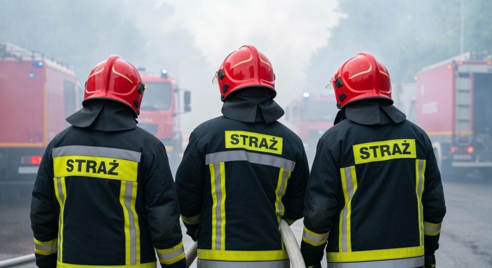 20-latek aresztowany po pożarze budynku i siana w Pijanowie