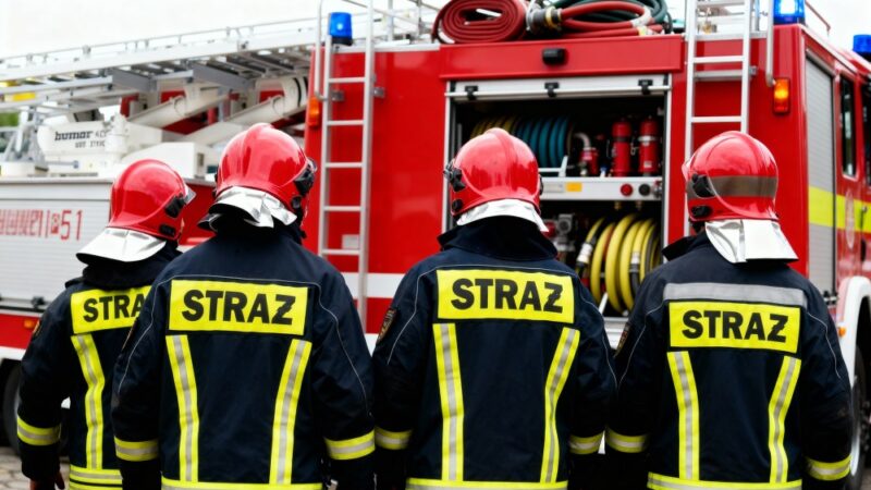 Strażacy rywalizują w nowej hali we Włoszczowie o Puchar Komendanta PSP