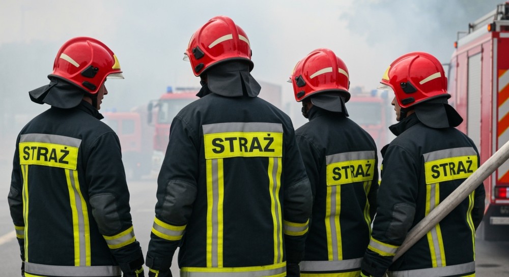 Strażacy doskonalą umiejętności gaszenia pożarów lasów w Daleszycach