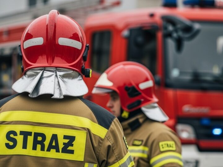 Strażacy z Kielc uczą przedszkolaki, jak radzić sobie z pożarem i udzielać pierwszej pomocy