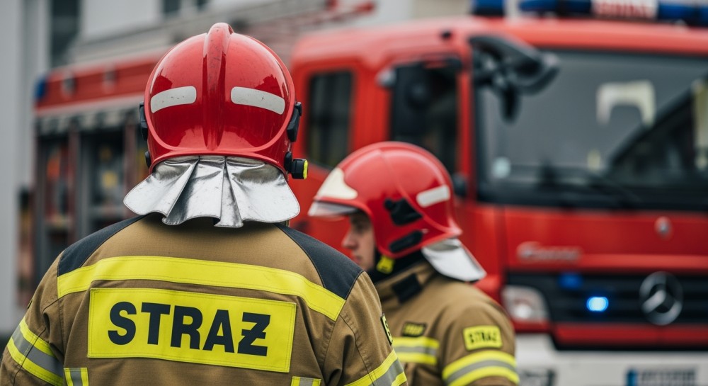Strażacy z Kielc uczą przedszkolaki, jak radzić sobie z pożarem i udzielać pierwszej pomocy
