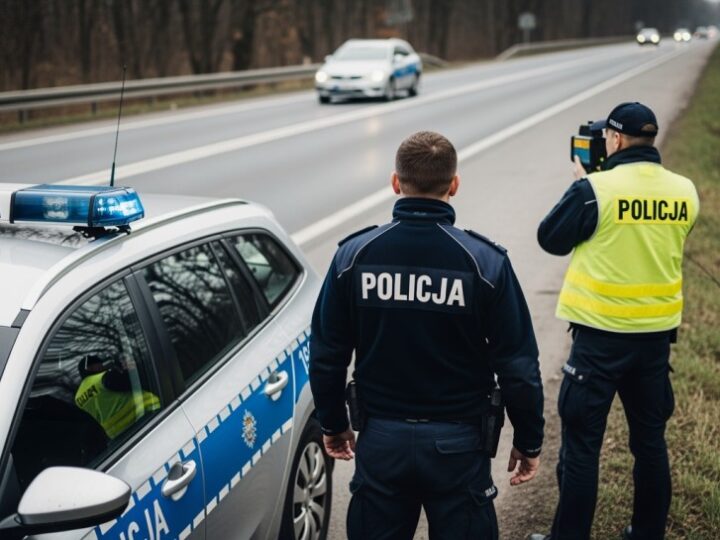 Młody kierowca ukarany za przekroczenie prędkości o 60 km/h w strefie zabudowanej