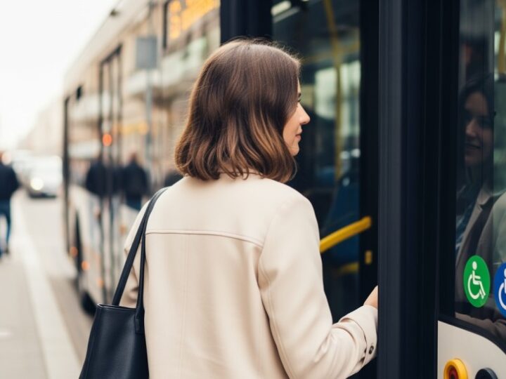 Autobusy wracają na stałe trasy w Piekoszowie po remoncie przed szkołą