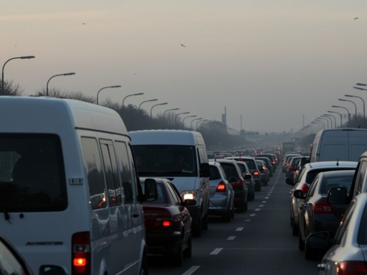 Kolizja w Kielcach: Utrudnienia na kluczowym skrzyżowaniu wpływają na komunikację miejską