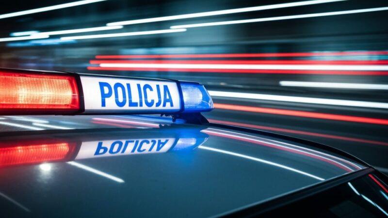 Cztery osoby zatrzymane z narkotykami, bronią i skradzionym Mercedesem w Jędrzejowie