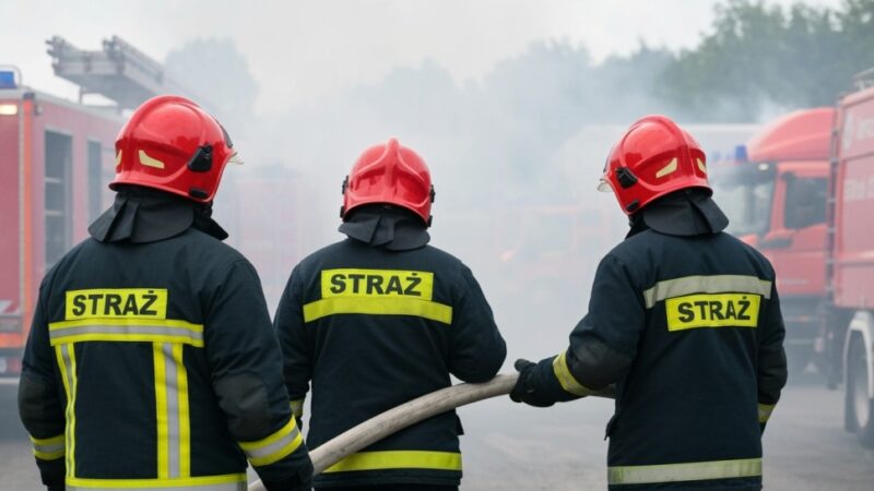 Bohaterska akcja policjanta: uratował zwierzęta przed pożarem!